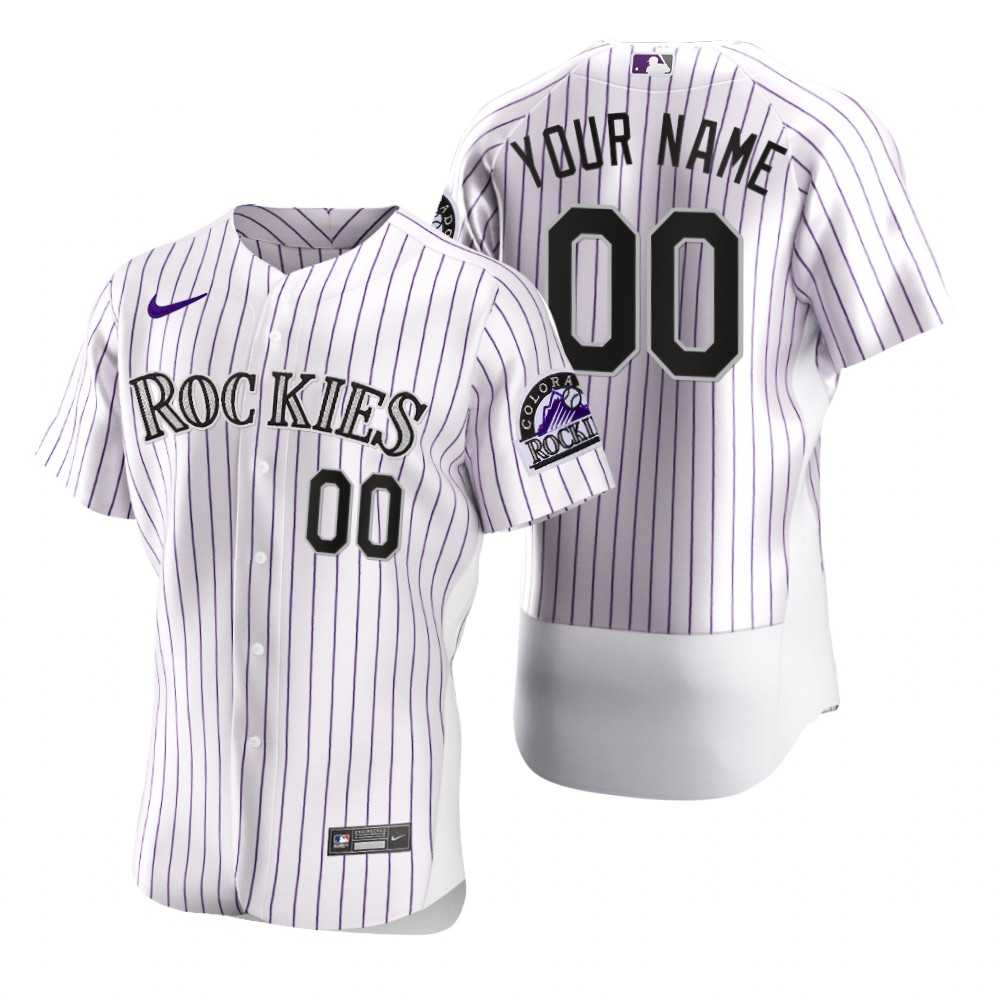 Colorado Rockies Customized Nike White 2020 Stitched MLB Flex Base Jersey,We sell and wholesale Colorado Rockies Customized Nike White 2020 Stitched MLB Flex Base Jersey on line form chian!
